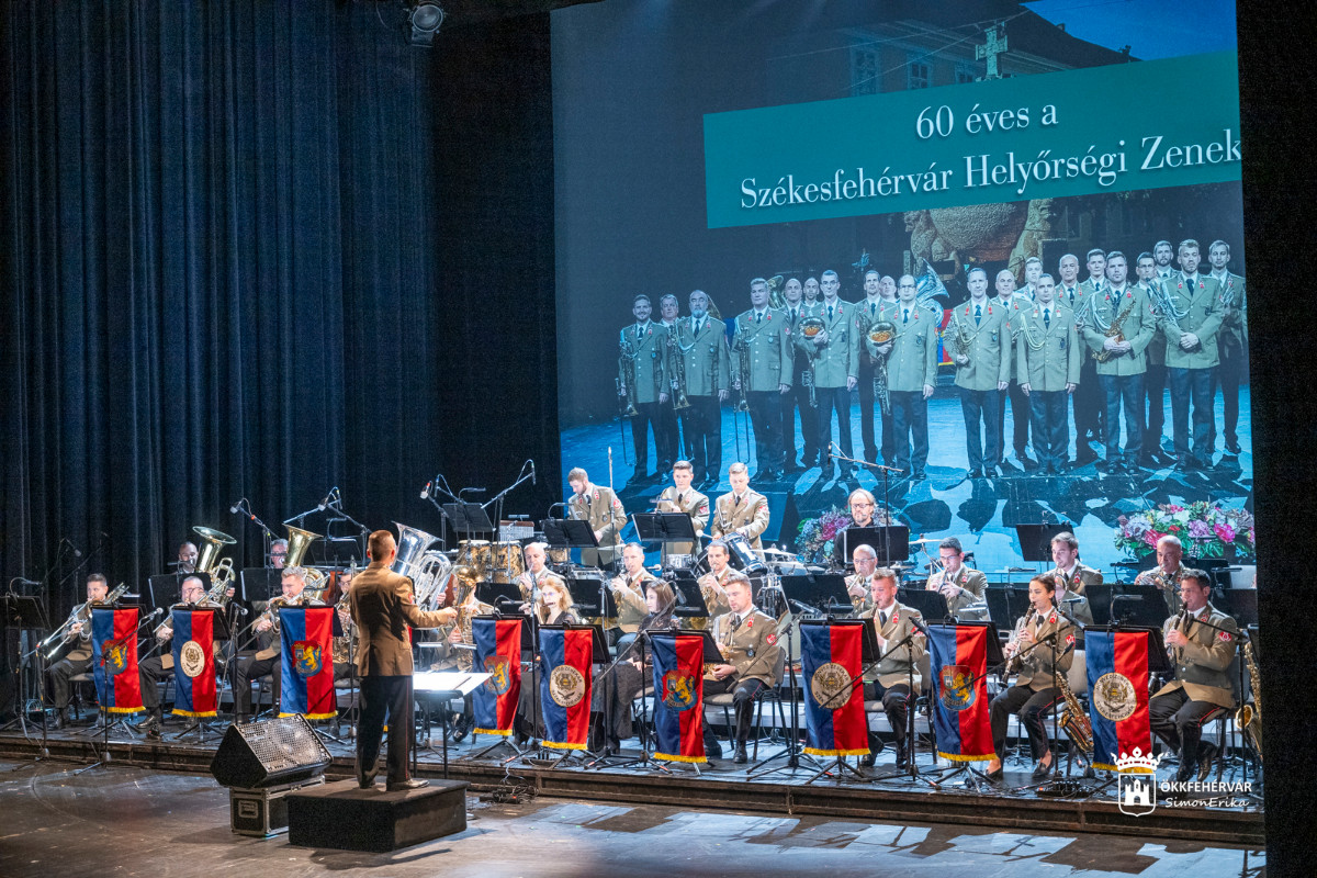 A Székesfehérvári Helyőrségi Zenekar 60 éves jubileumi koncertje