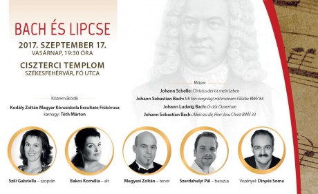 Bach és Lipcse címmel rendeznek koncertet a Ciszterci templomban