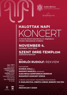 Halottak napi koncert a második világháború áldozatainak emlékére