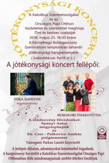 Jótékonysági koncert lesz az Országos Papi Otthonért pénteken