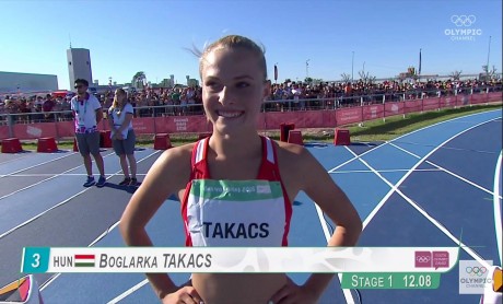 Saját országos csúcsát megjavítva, negyedik lett Takács Boglárka az Ifjúsági Olimpián