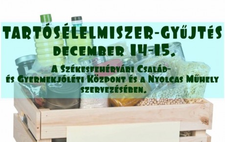 Tartósélelmiszer gyűjtés lesz a Nyolcas műhelyben advent 3. hétvégéjén