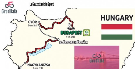 Székesfehérvárról rajtol a 2020-as Giro d’Italia harmadik szakasza