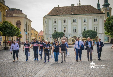 Székesfehérváron jártak szerdán a Giro d’Italia szervezői