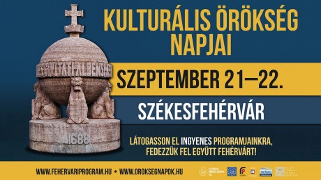 Kulturális Örökség Napjai - rengeteg program vár Székesfehérváron