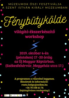 Fénybütykölde – világító ékszerkészítő workshop pénteken Székesfehérváron