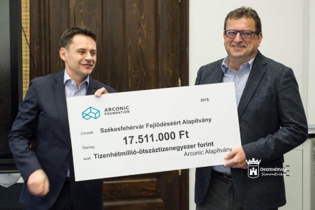 Az Arconic 17,5 millió forintos támogatásával fejleszthet az Alba Innovár