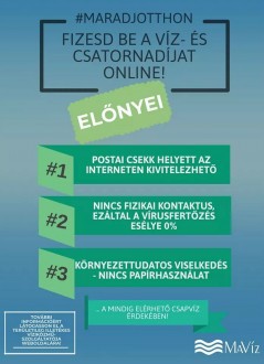 Fejérvíz - intézze egyszerűen otthonról a díjbefizetéseit