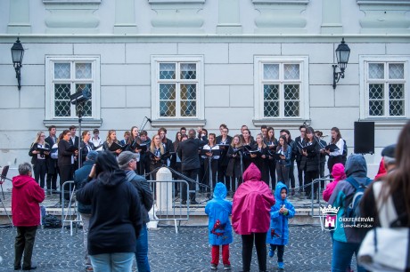 Szabadtéri énekléssel és muzsikálással ünnepelte a város a zenét