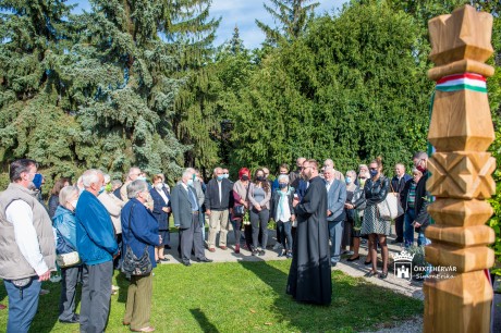 A szeretetben nincs félelem! - felavatták Megyeri Sándor kopjafáját