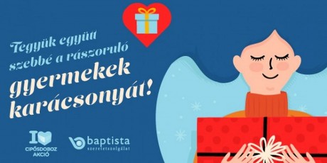 Idén is dobozolásra hív a Baptista Szeretetszolgálat – indul az Országos Cipősdoboz Akció