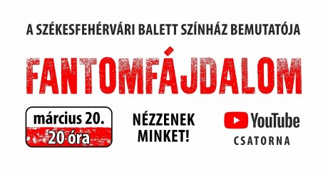 Fantomfájdalom - online előadást tart szombaton a balett színház