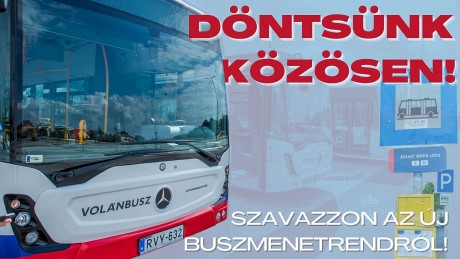 Szavazás a buszmenetrendről - mindenki véleménye számít