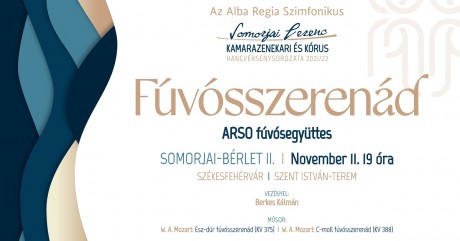 Fúvósszerenád a Somorjai bérlet november 11-i hangversenyén