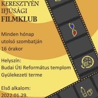 Filmklubot indít fiataloknak a Budai Úti Református Gyülekezet