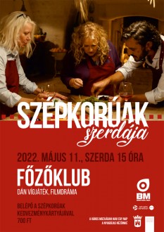 Főzőklub - szépkorúak szerdája májusban is a Barátság moziban