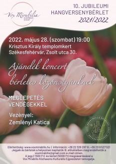 „DEO GRATIAS!” - ajándékkoncert május utolsó szombatján a Vox Mirabilistől