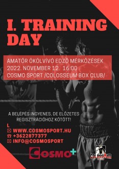 I. Training Day - amatőr ökölvívó bajnokság a Cosmoban