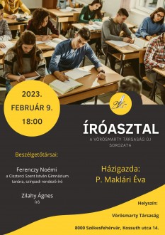 Íróasztal - új sorozatot indít a Vörösmarty Társaság