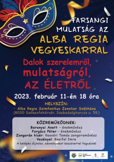 Dalok szerelemről, mulatságról, az életről - koncertet ad az Alba Regia Vegyeskar