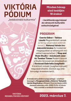 Viktória pódium – keddcsináló kulturmix jótékonysági céllal