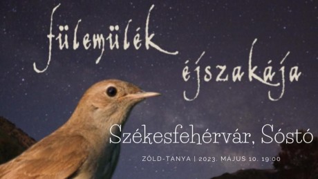 Fülemülék éjszakája szerdán este a Sóstó Természetvédelmi Területen