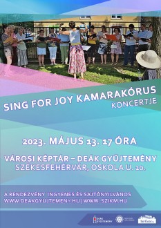 Reneszánsztól napjainkig – kamarakoncertet ad a Sing for joy