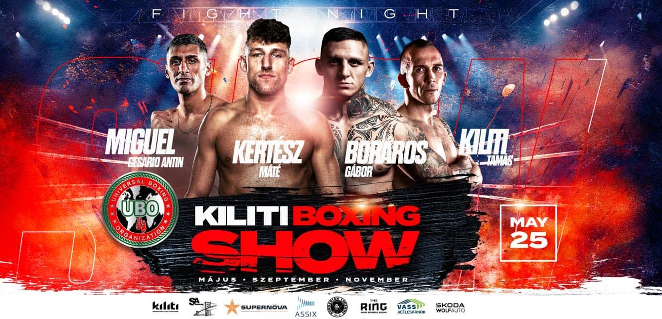 Kiliti Boxing Show az ARÉV csarnokban – 8 profi meccset láthatunk szombaton este
