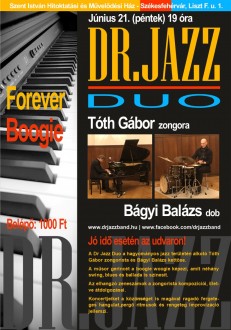 Forever boogie – Dr. Jazz Duo koncert lesz pénteken Fehérváron