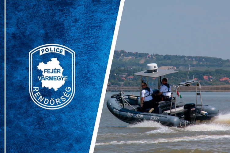 Biztonságban a vízparton - tanácsok a Fejér vármegyei rendőrségtől