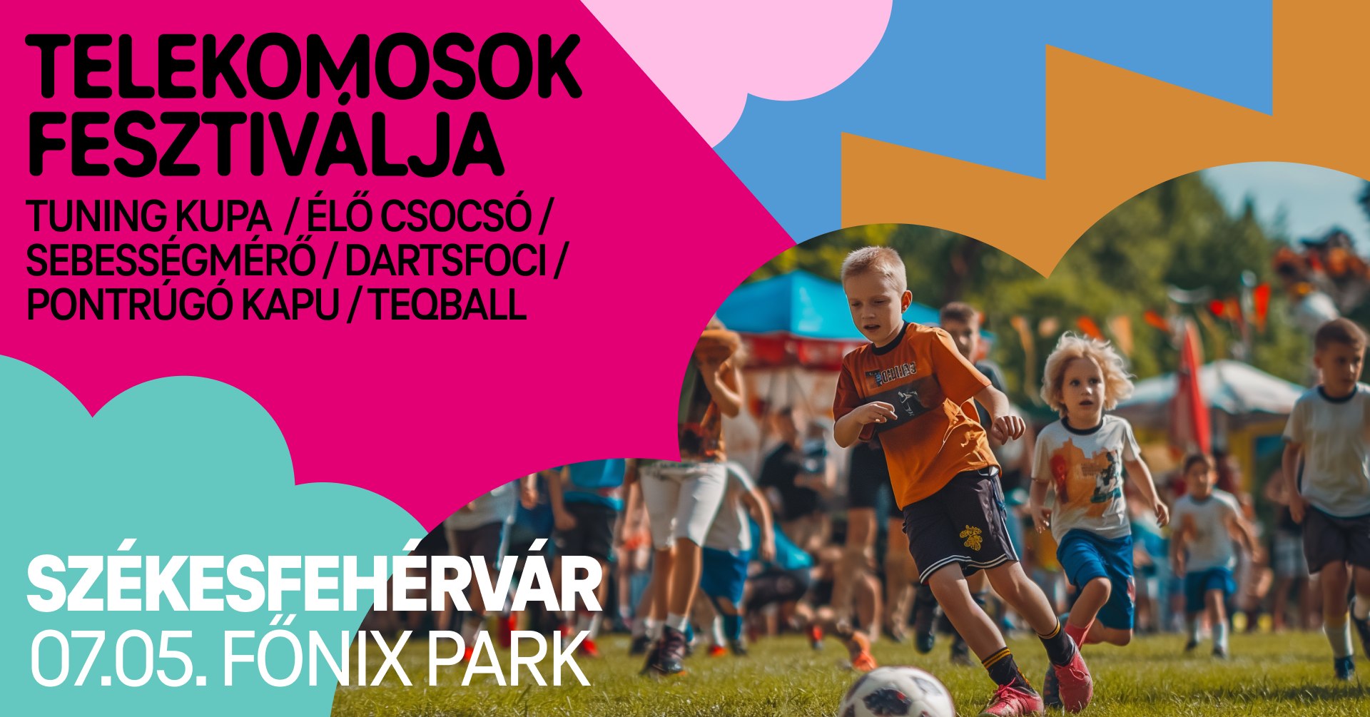 Családi focis program lesz július 5-én pénteken a Főnix Parkban