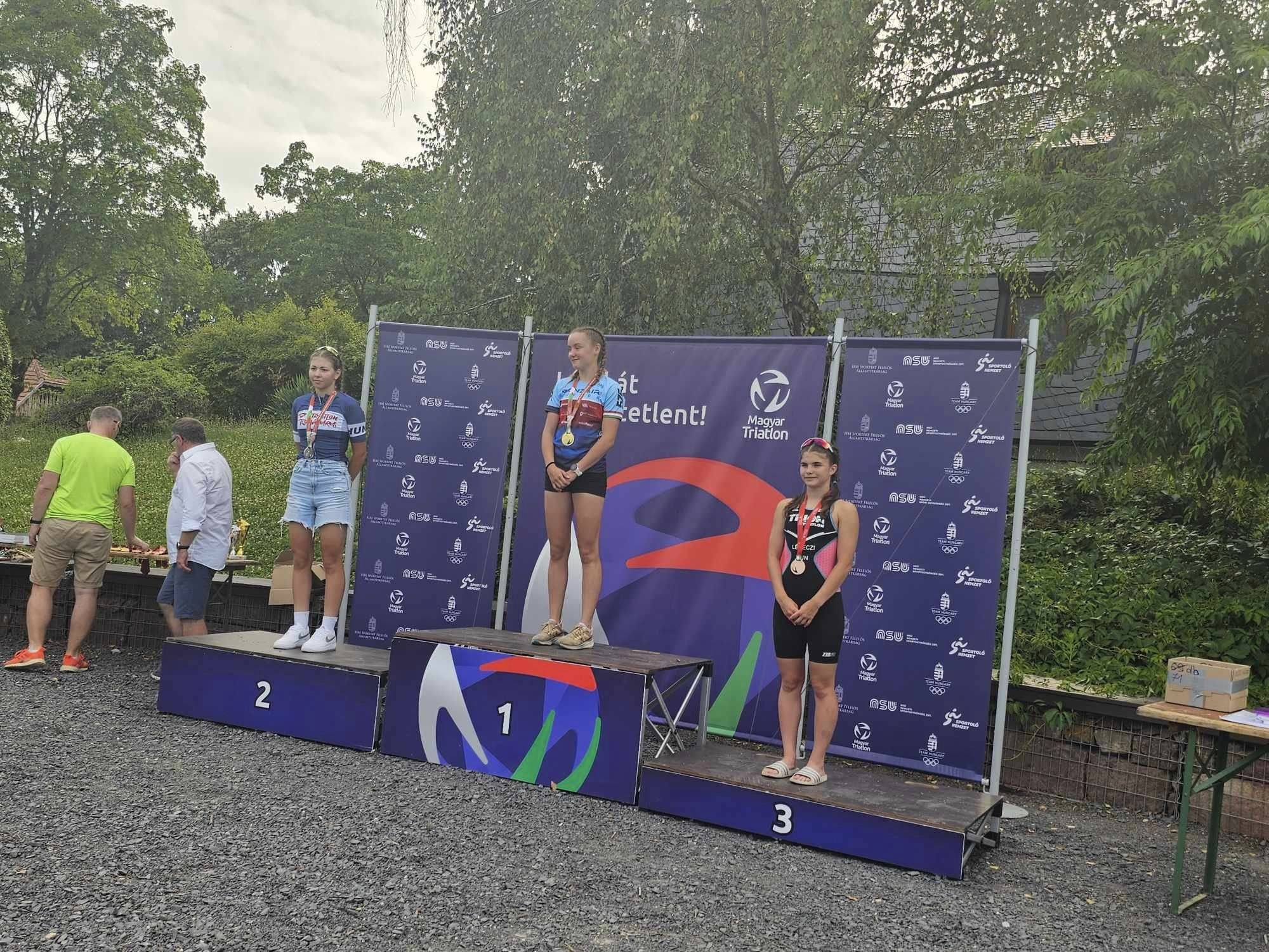 Ezüst- és bronzérem – fehérvári sikerek a Sprint Triatlon Országos Bajnokságon