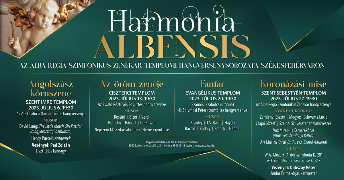 Bécsbe repít a Harmonia Albensis záróestje csütörtökön a Szent Sebestyén templomban