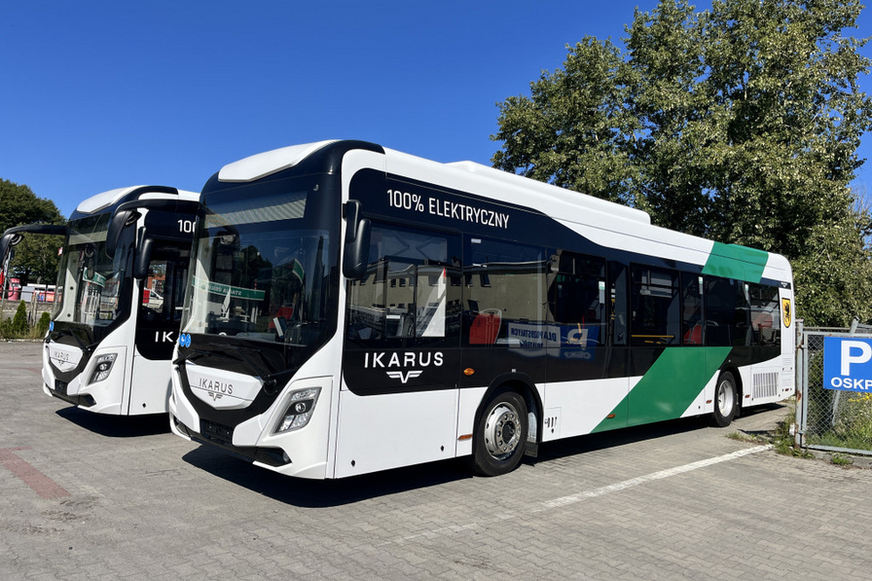 Ikarus zéró emissziós buszokkal közlekednek a lengyel város lakói