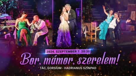 Bor, mámor, szerelem – szeptember 7-én ismét Gorsiumban!