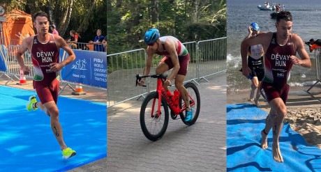 Dévay Zsombor 5. lett az Egyetemi Triatlon Világbajnokságon