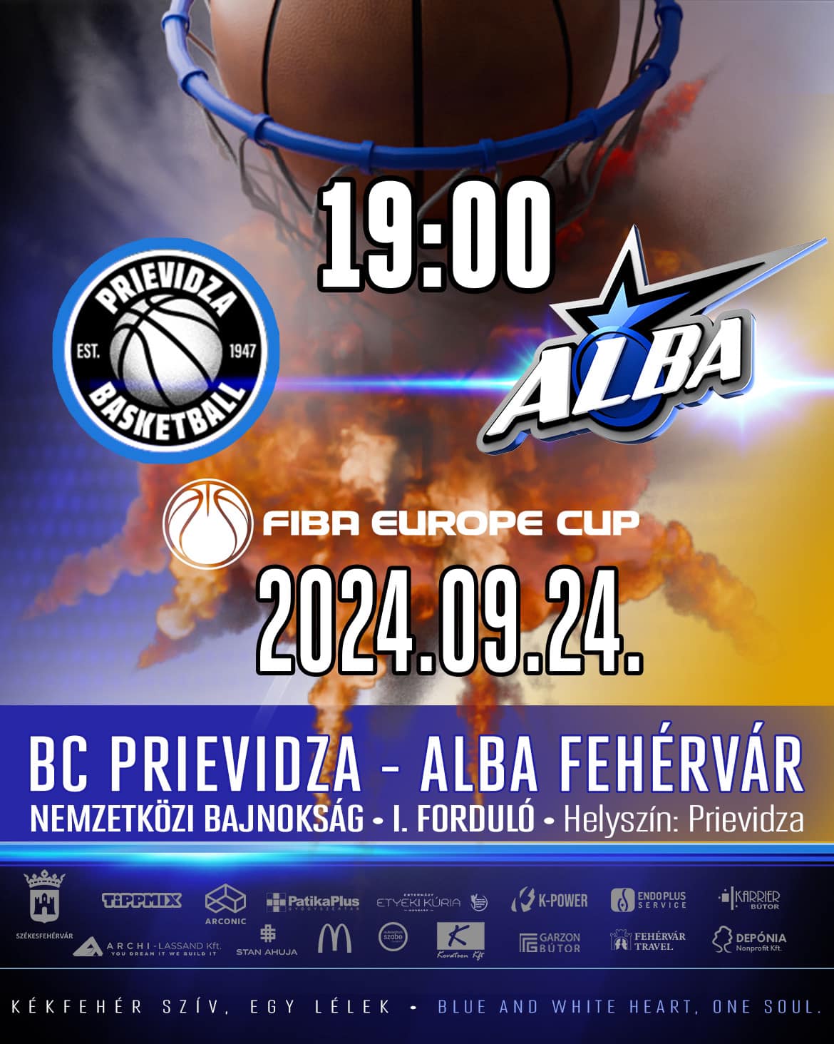 Kedden elkezdődik az Alba Fehérvárnak a FIBA EuropeCup