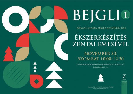 Bejgli – Adventi kreatív stúdió november 30-án