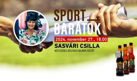 Id. Ocskay Gábor után Sasvári Csillával folytatódik a SportBarátok sorozat