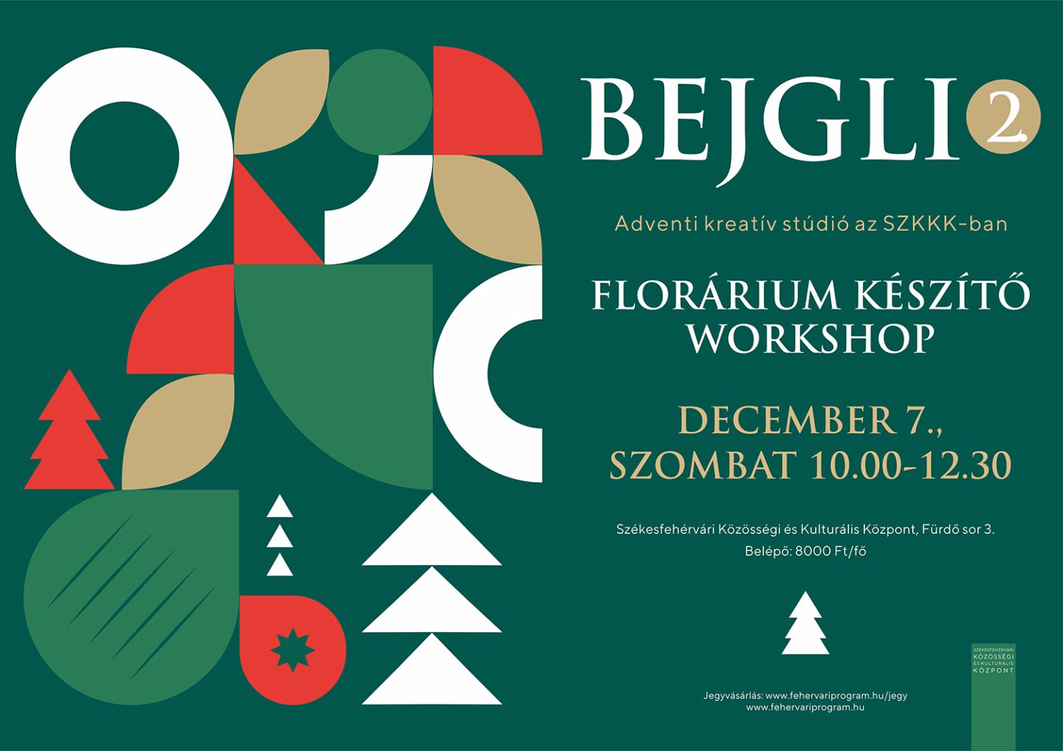 December 7-én folytatódik a Bejgli adventi kreatív stúdió